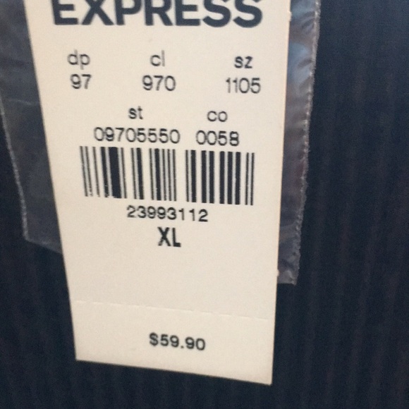 Express Black Fancy Top - Picture 5 of 11